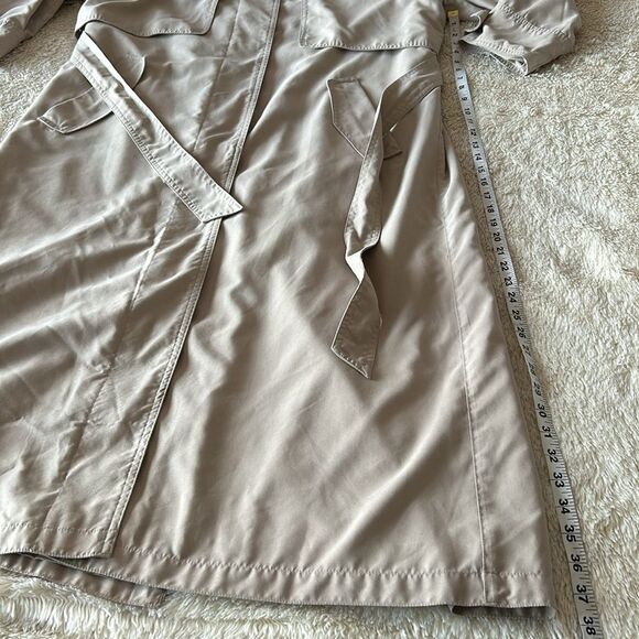 J Gallery beige trench coat size 10 - Picture 14 of 16